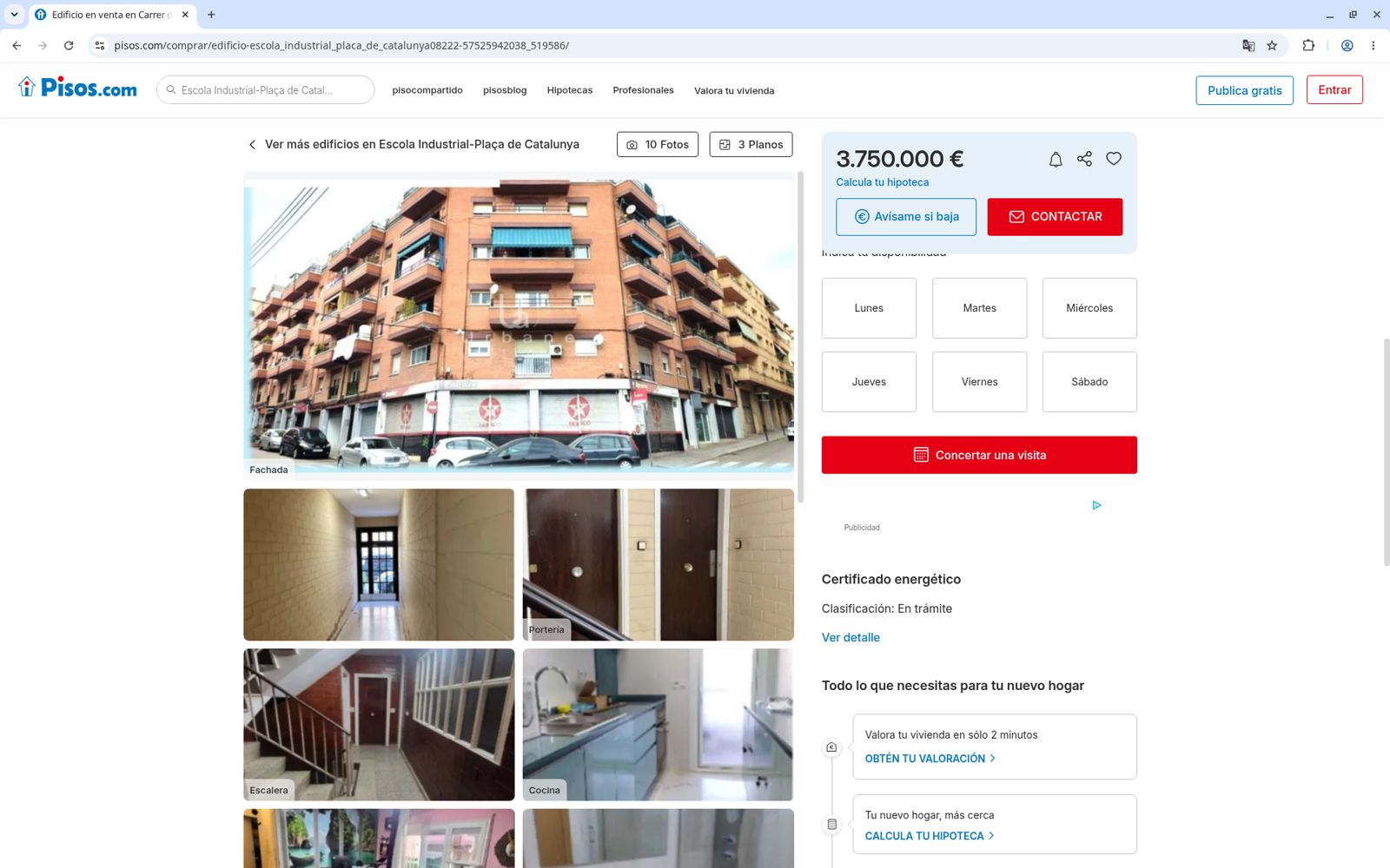 Anuncio en Pisos.com, captura 2